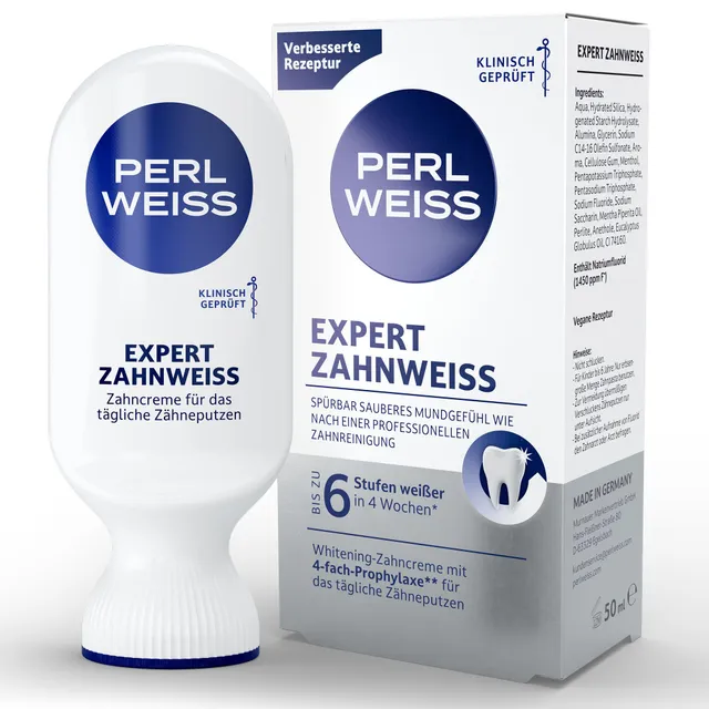 perlweiss-expert-zahnweiss-zahncreme-bis-zu-6-stufen-wei-er-in-4-wochen image 1