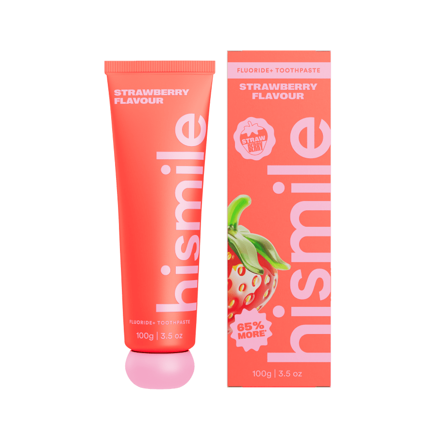hismile-zahnpasta-erdbeere-fluoride-60g-geschmacks-edition image 1