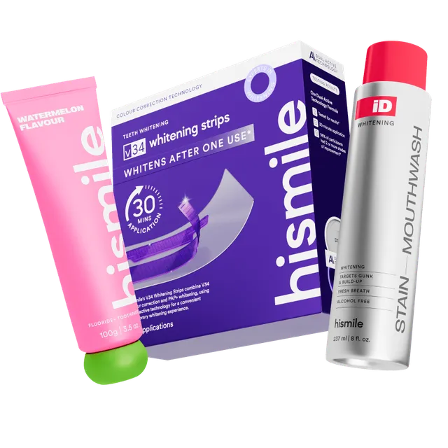 hismile-starter-bundle-zahnaufhellungs-starterset-mit-zahnpasta-gratis image 1