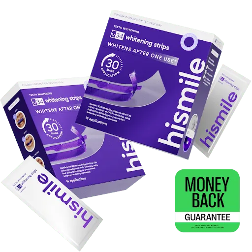 hismile-v34-whitening-strips-doppelpack-28-anwendungen image 1