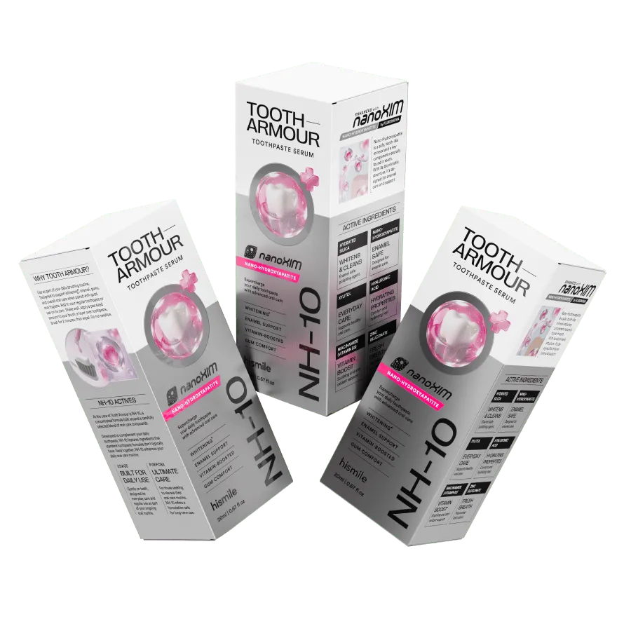 hismile-tooth-armour-toothpaste-serum-triple-value-set-mit-nano-hydroxyapatit image 1