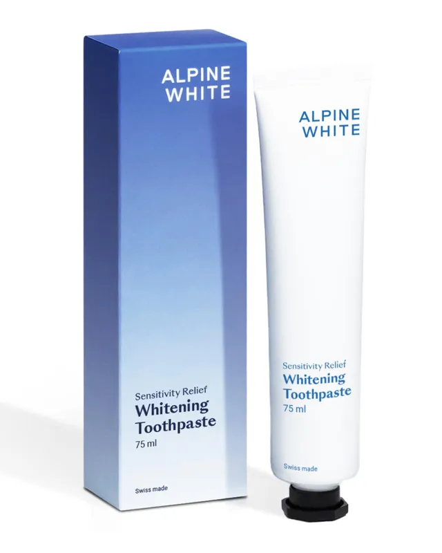 alpine-white-whitening-toothpaste-sensitivity-relief-vegane-zahnpasta image 1