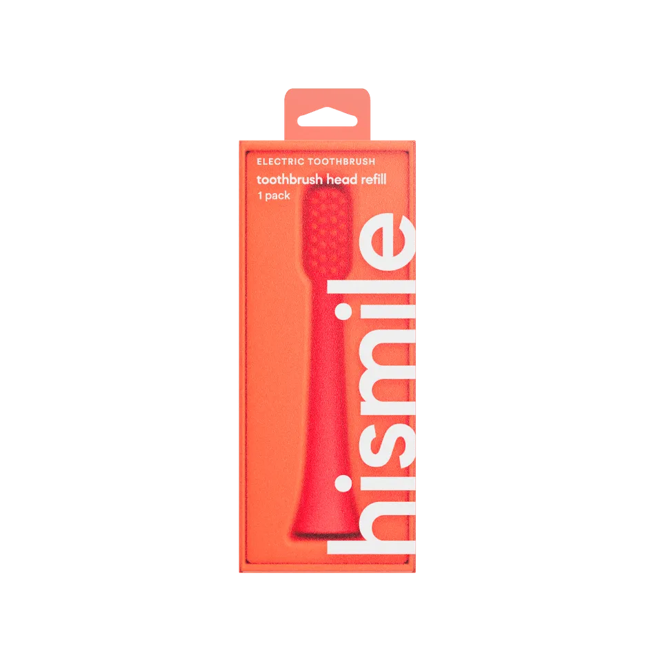 hismile-zahnb-rsten-aufsteckk-pfe-bright-red-1-st-ck image 1