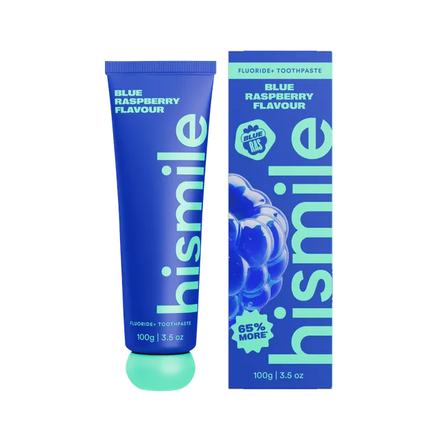 hismile-zahnpasta-blue-raspberry-fluoride-formel image 1