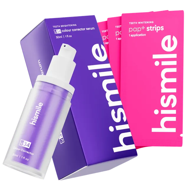 hismile-whitening-duo-bundle-v34-pap-strips image 1