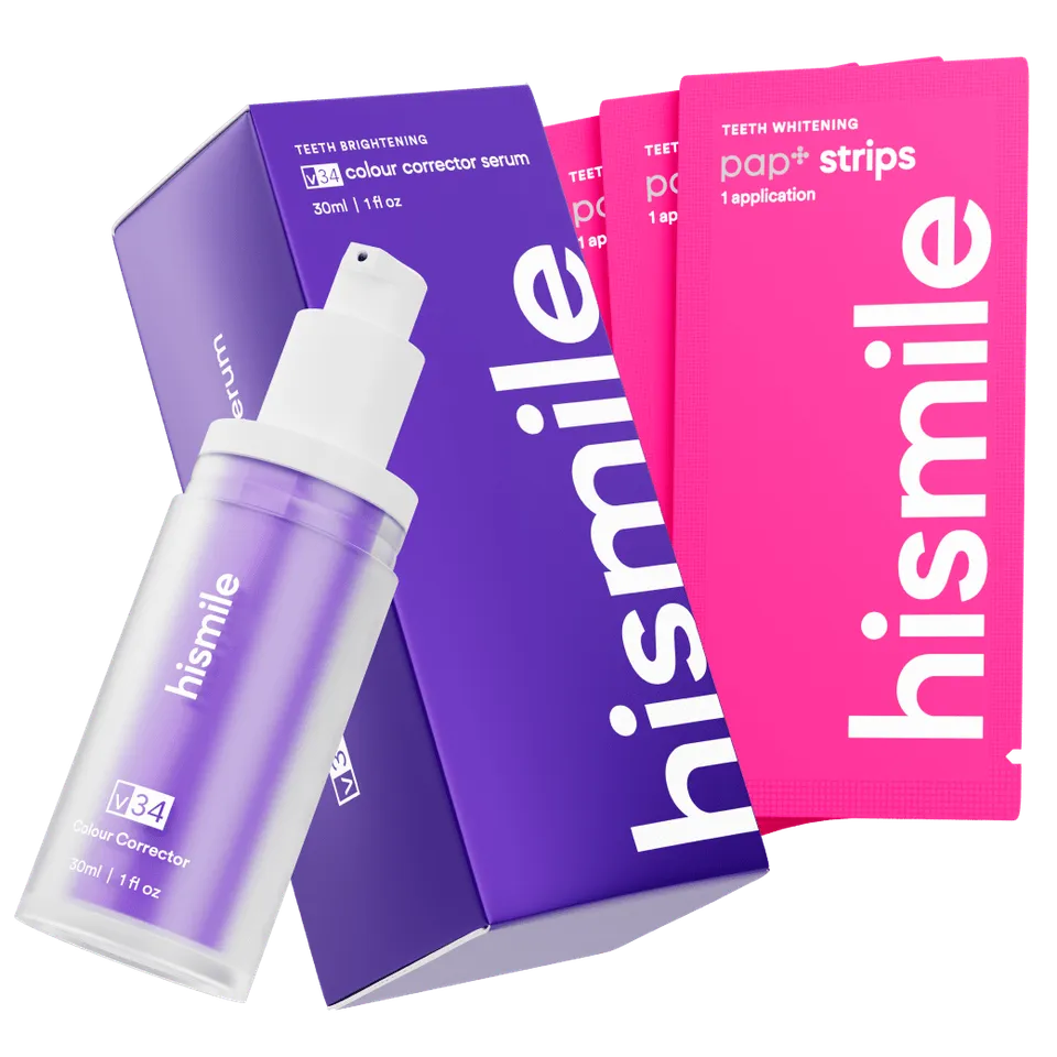 hismile-whitening-duo-bundle-v34-pap-strips image 1