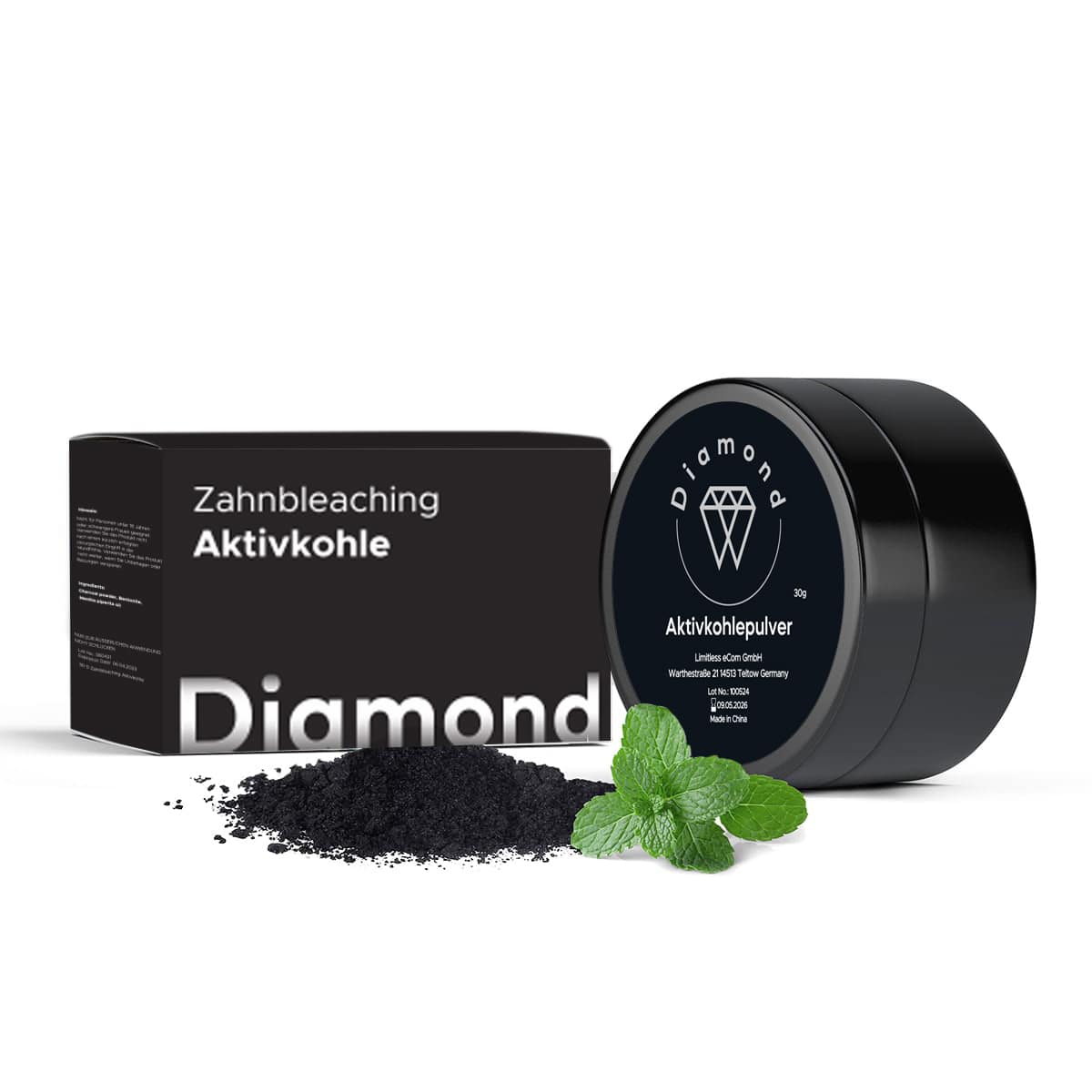 diamondsmile-zahnbleaching-aktivkohle-pulver image 1