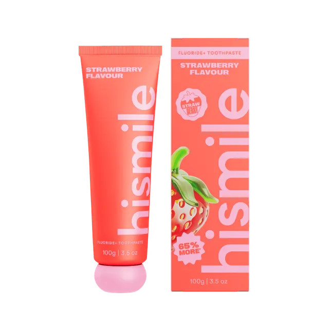 hismile-zahnpasta-erdbeere-fluoride-60g-geschmacks-edition image 1