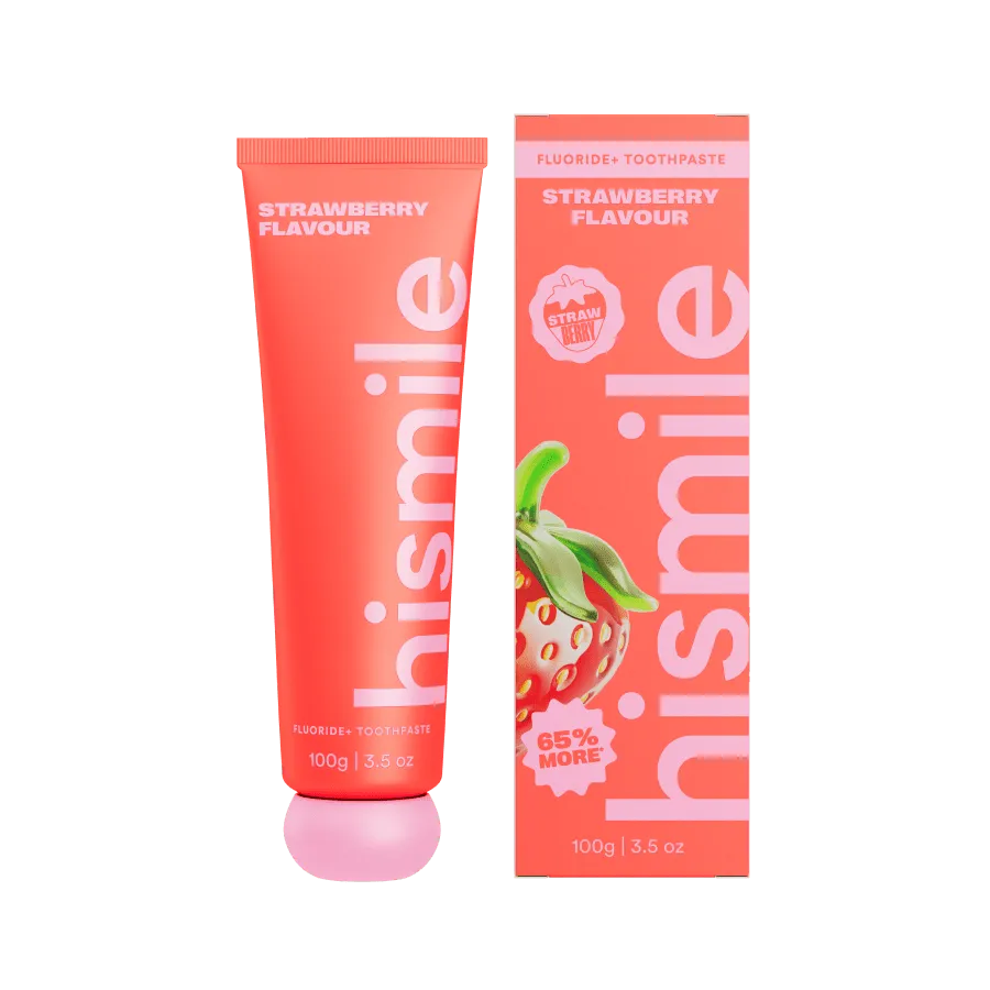 hismile-zahnpasta-erdbeere-fluoride-60g-geschmacks-edition image 1